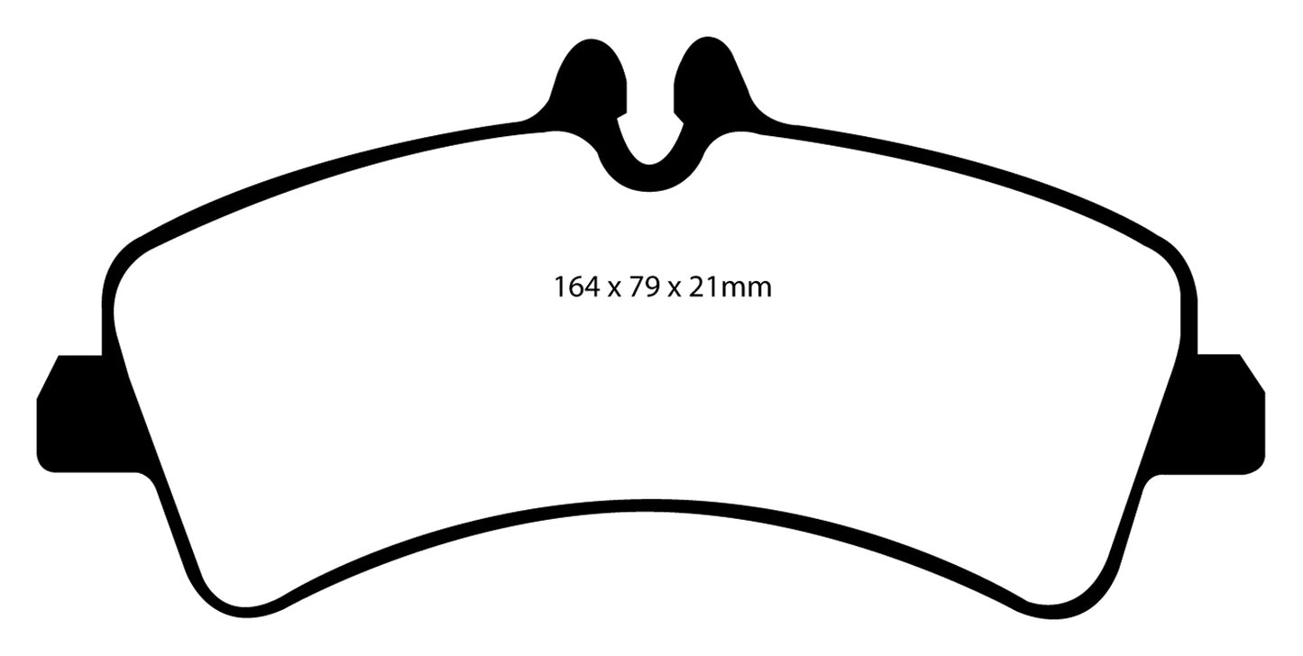 EBC DP61929 6000 Series Greenstuff Truck/SUV Brakes Disc Pads