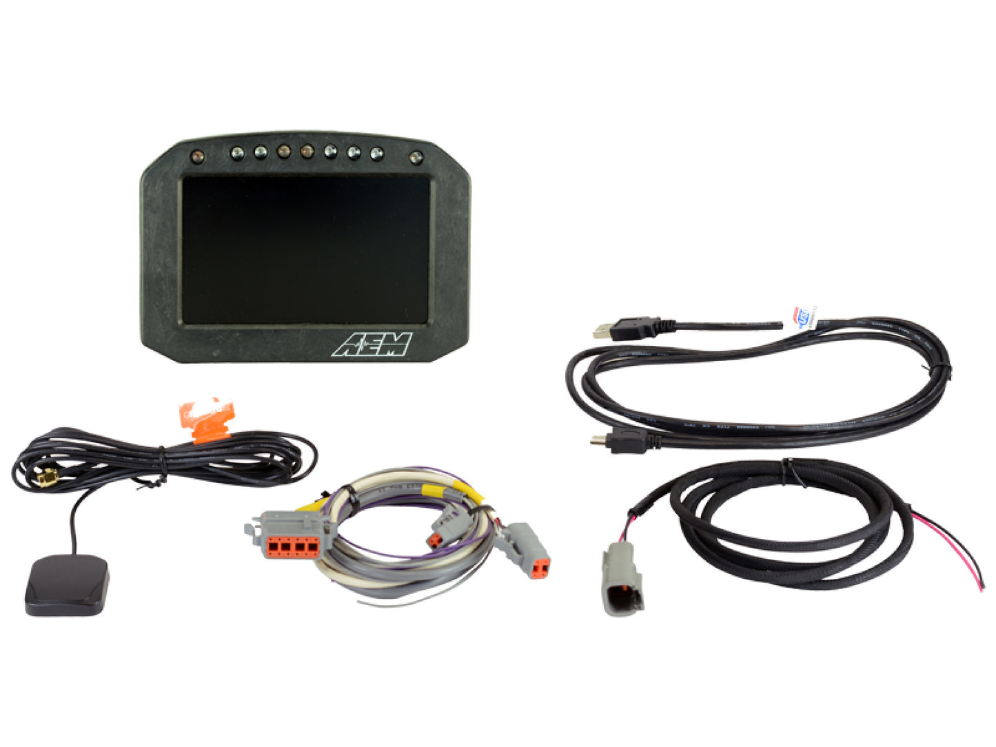 AEM CD-5 Carbon Flat Panel Digital Racing Dash Display - Non-Logging / GPS Enabled 30-5602F