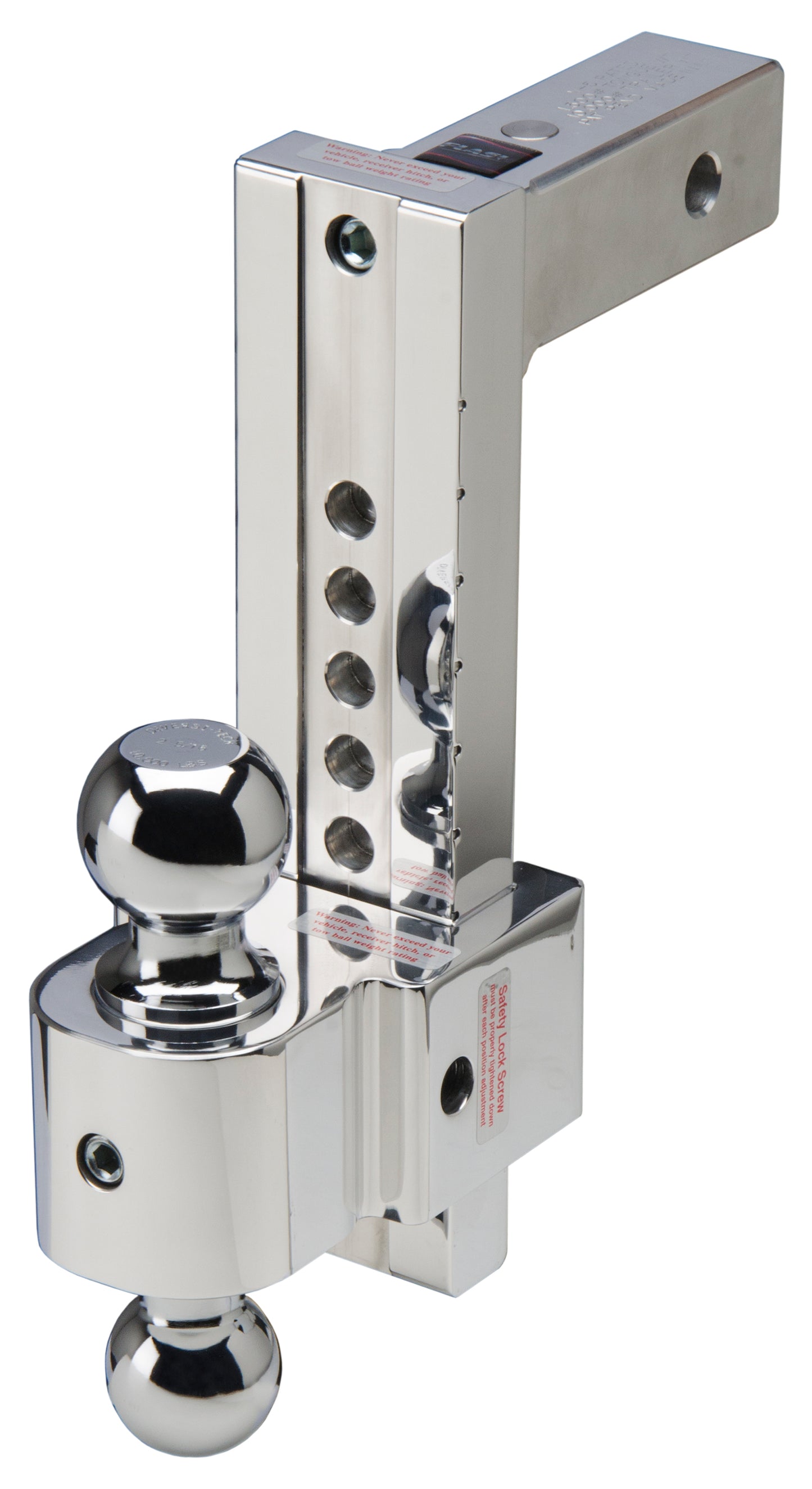 Fastway Trailer - Flash 10 In. Silent Tow 2 In. Shank 2 In. & 2-5/16 In. Chromed Balls 47-00-3900