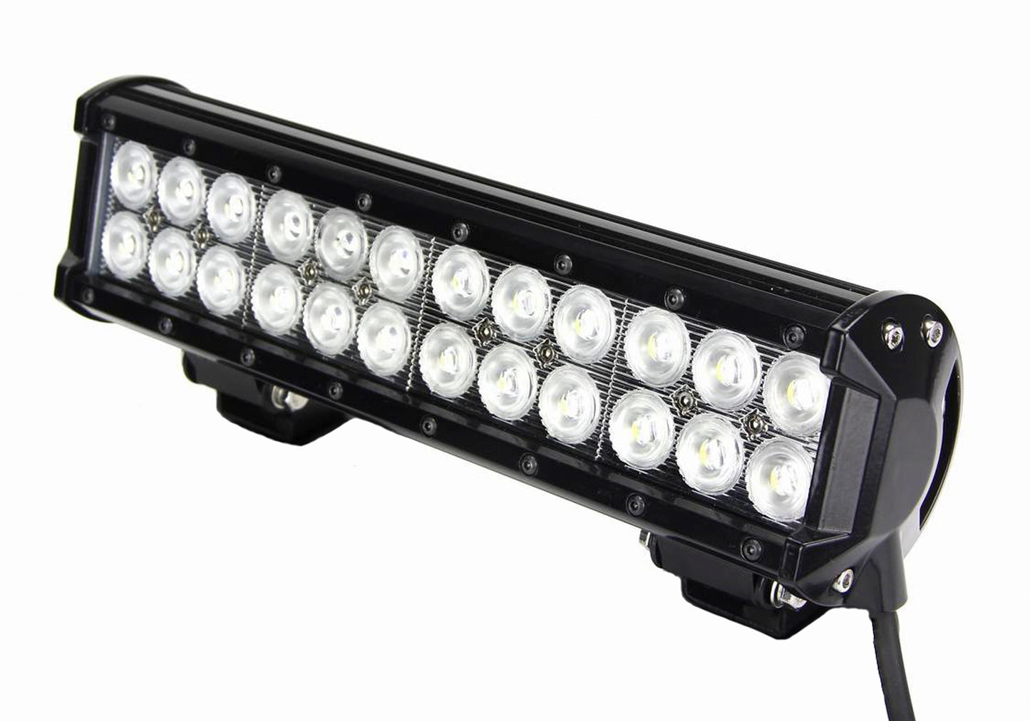Quake LED - QUD020 - 12 Inch LED Light Bar Dual Row 72 Watt Combo Defcon Series