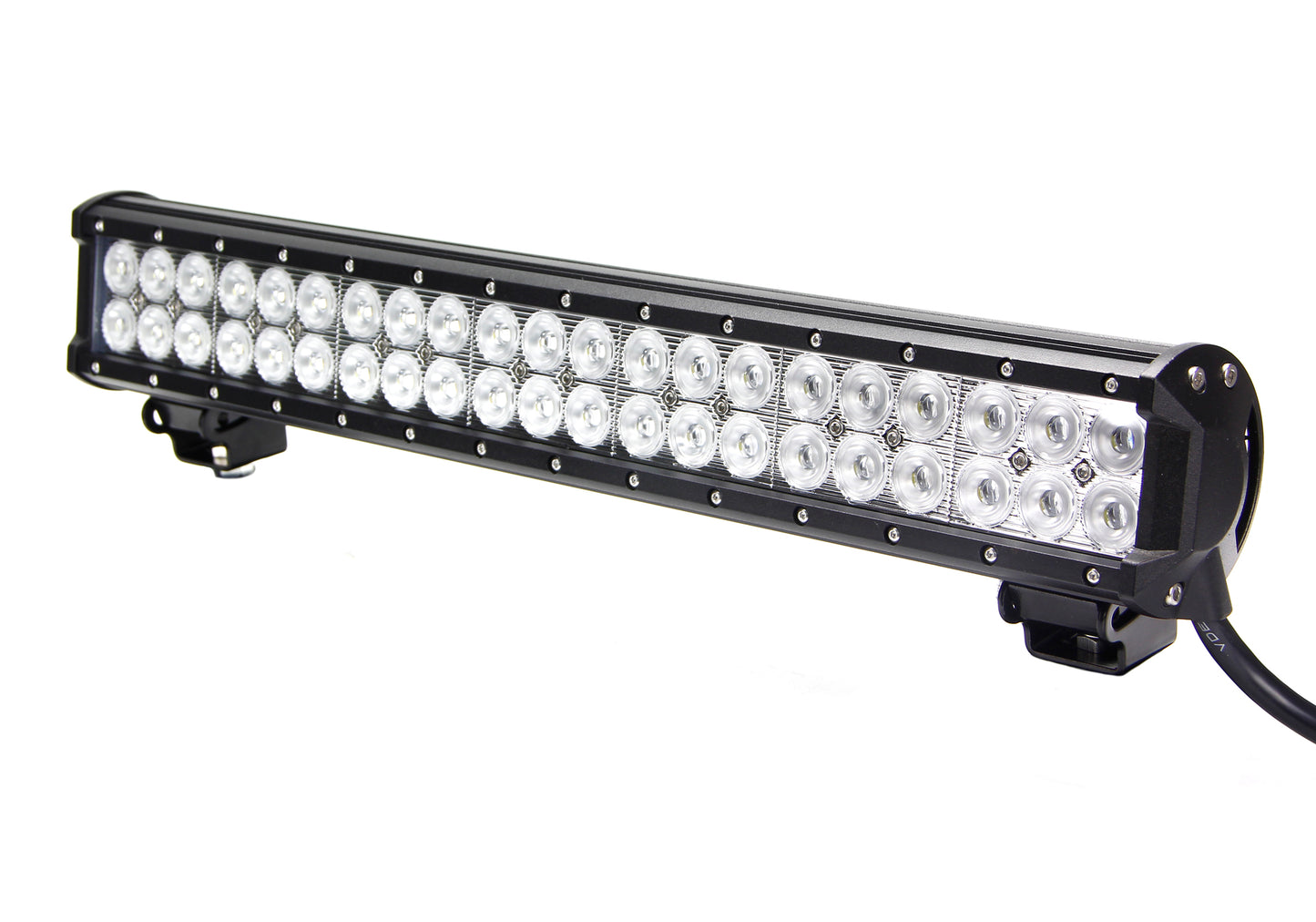 Quake LED - QUD017 - 20 Inch LED Light Bar Dual Row 126 Watt Combo Defcon Series