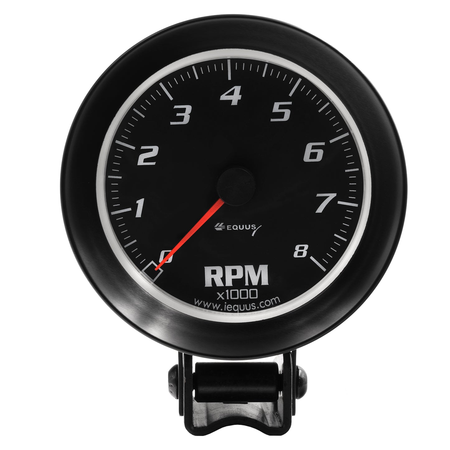 Equus 3-3/8 in. Black Tachometer E6068