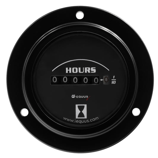Equus 2 in. Hourmeter w/Flange Mount E6210