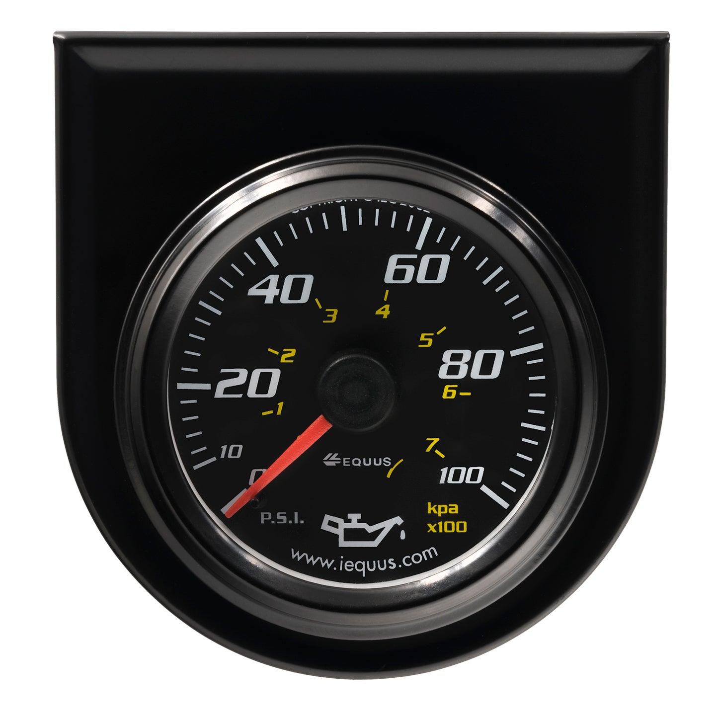 Equus 2 in. Mechanical Oil Pressure Gauge E6244