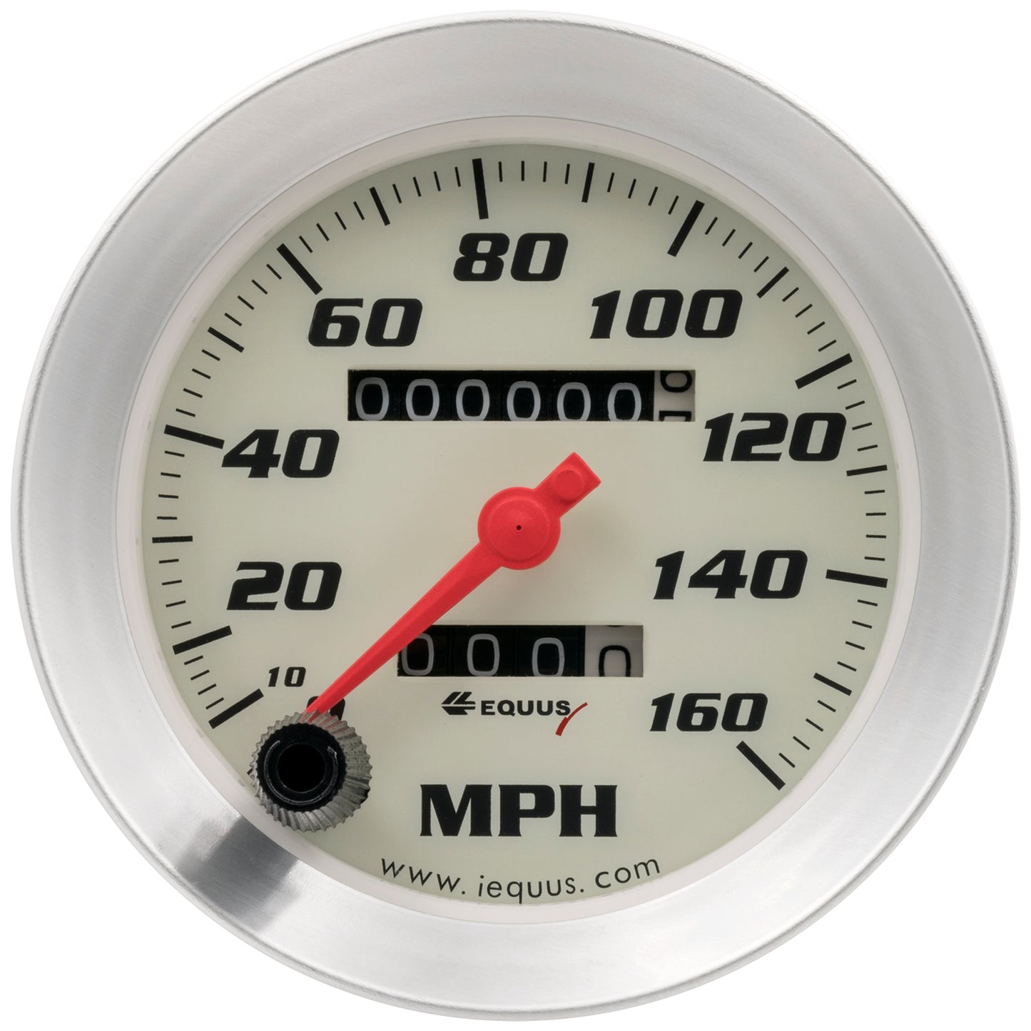 Equus 3-3/8 in. Mechanical MPH Speedometer E8076