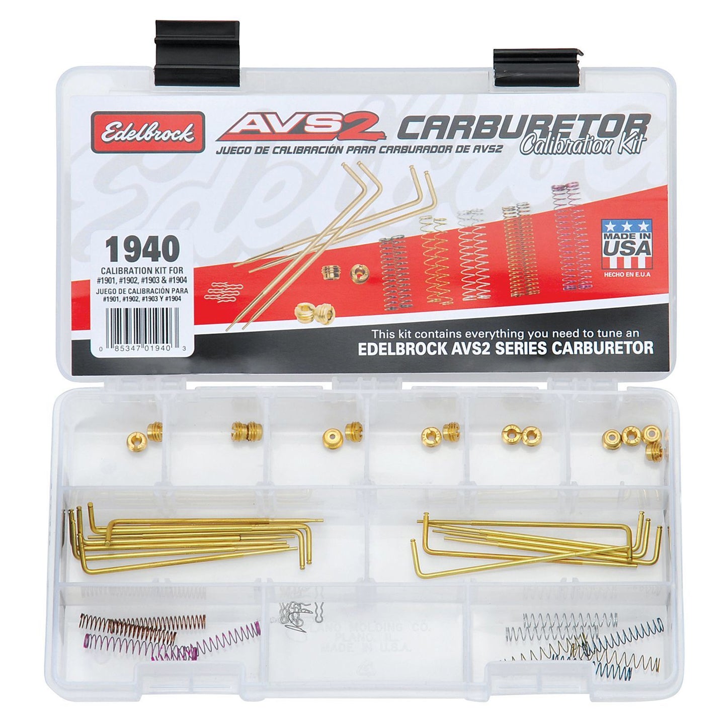 EDELBROCK AVS2 Calibration Kit - 500 Series 1940
