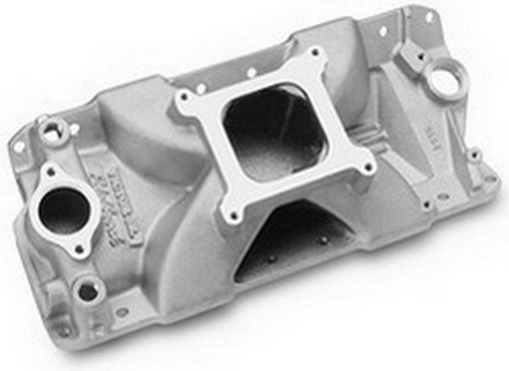 EDELBROCK SBC Victor Jr. Manifold - Port Matched 262-400 2900