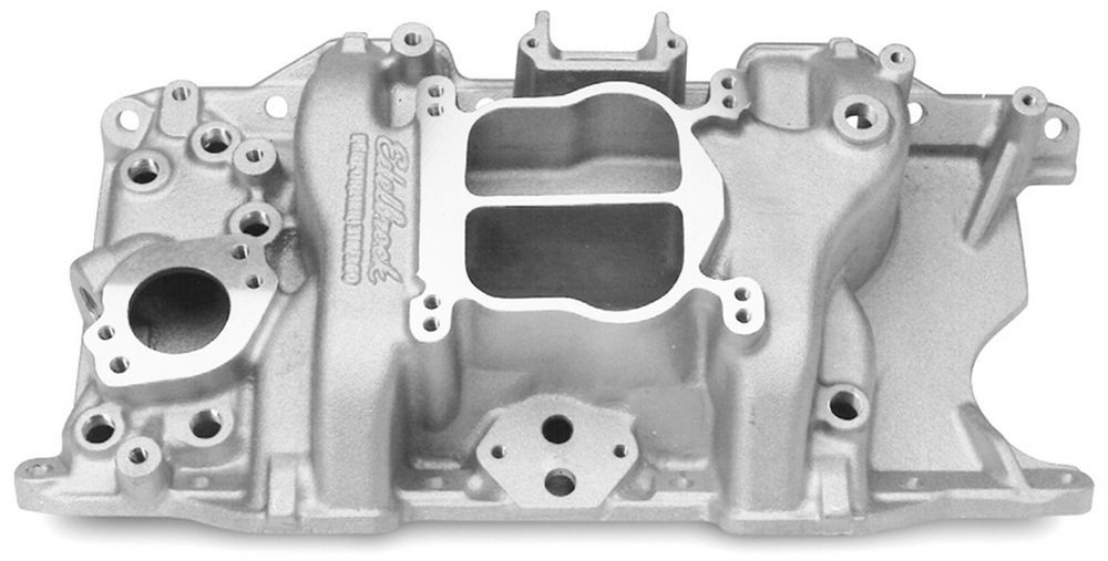 EDELBROCK SBM Performer Manifold - w/EGR 318-360 3776