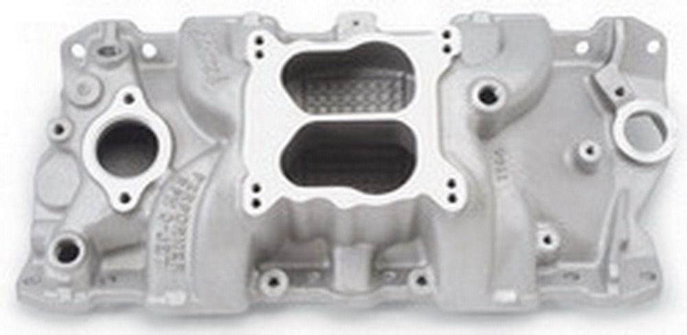 EDELBROCK SBC Performer RPM Q-Jet Manifold - 262-400 7104