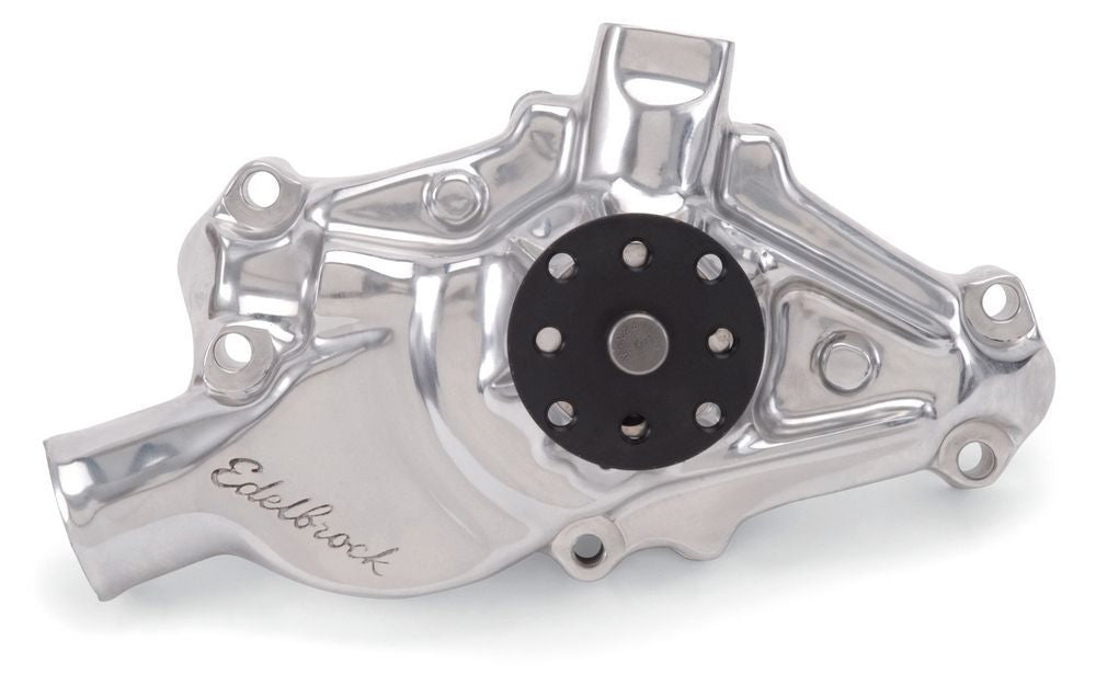 EDELBROCK SBC Water Pump - Short Polished 8820