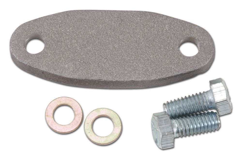 EDELBROCK Choke Block-Off Plate - Olds 8951