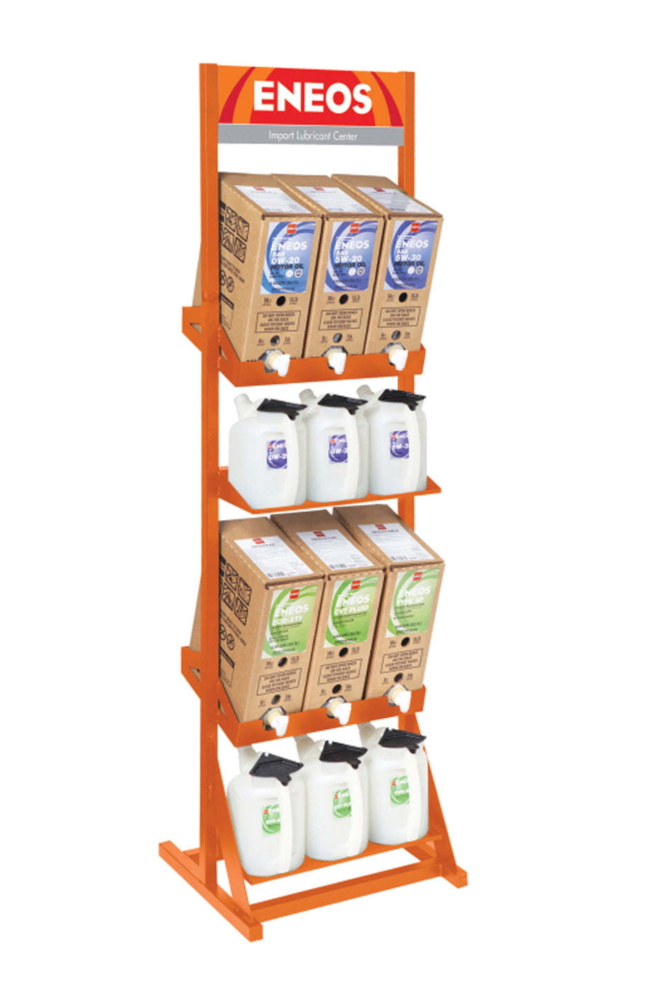 ENEOS Lubricant Center Rack With Jugs