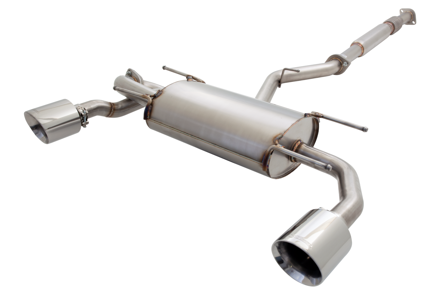 XFORCE Subaru BRZ Scion FR-S/Toyota GT86 2013+ 3" Stainless Steel High Flow Cat-Back Exhaust System; Exhaust System Kit ES-T86-02-CBS