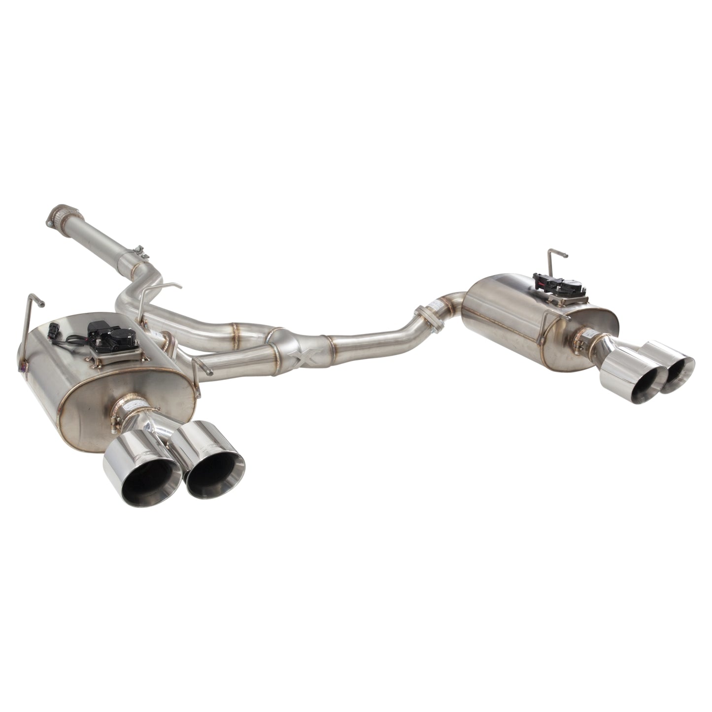 XFORCE Subaru WRX VB 304 Stainless Steel 3" Varex Valved Cat-Back System With Quad Tips ESSW29VKCS