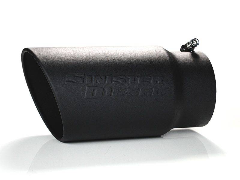 Sinister Diesel Black Ceramic Coated Stainless Steel Exhaust Tip (5" To 6") SD-5-6-BLK