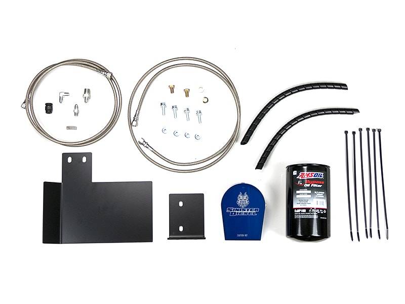 Sinister Diesel Bypass Oil Filter System For 1999-2003 Ford Powerstroke 7.3L SD-EOF-7.3