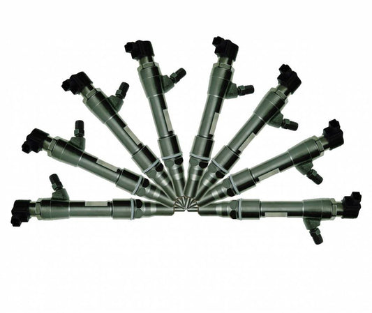 Sinister Diesel Reman Injector For 2008-2010 Ford Powerstroke 6.4L (w/ High Pressure Line) (Set Of 8) SD-6.4INJK-01-20
