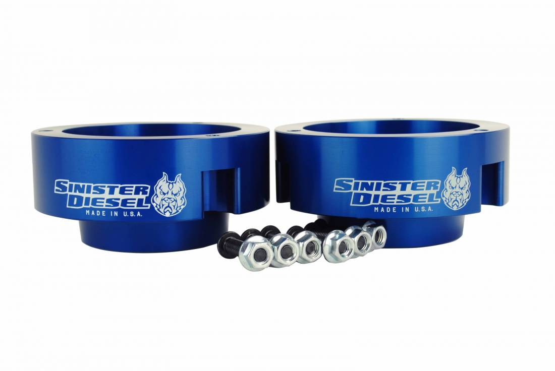 Sinister Diesel 2" Leveling Kit For Dodge Cummins 1994-2012 Blue (4wd Only) SD-9409LVL-BLU