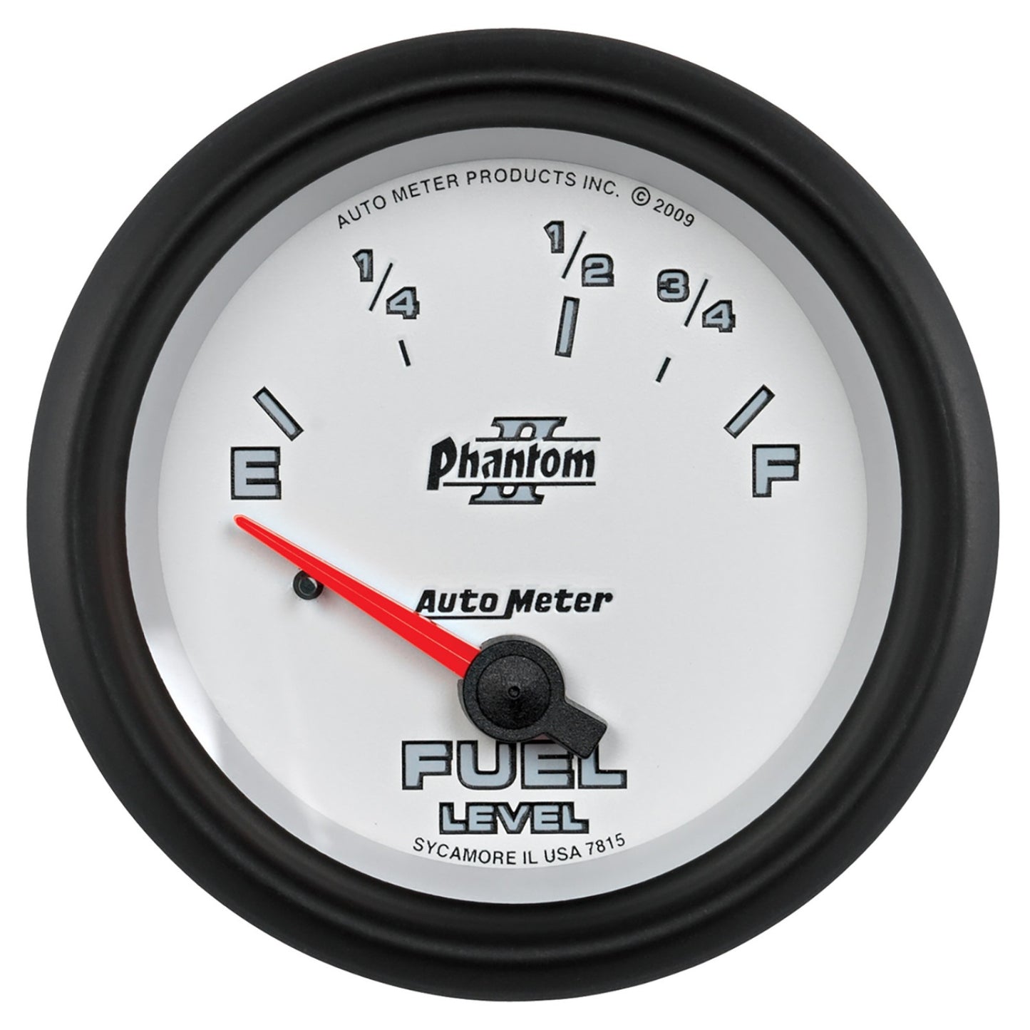 AutoMeter 2-1/16 in. FUEL PRESSURE 0-30 PSI SPEK-PRO WHITE/CHROME P316118