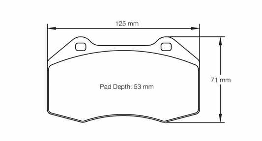 PAGID Racing Pagid Mazda Miata MX-5 ND RSL29 Rear Brake Pads 8023-RSL29