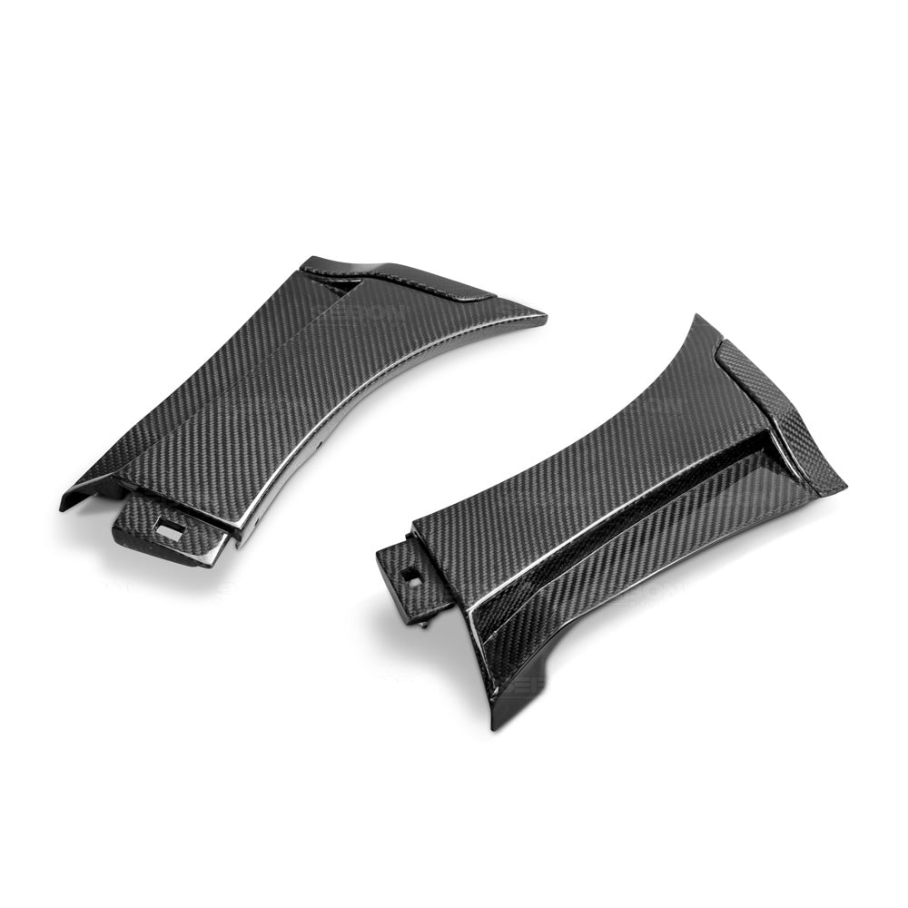 Seibon Carbon FFC15SBIMP Carbon fiber fender caps for 2015-2018 Subaru WRX/STi