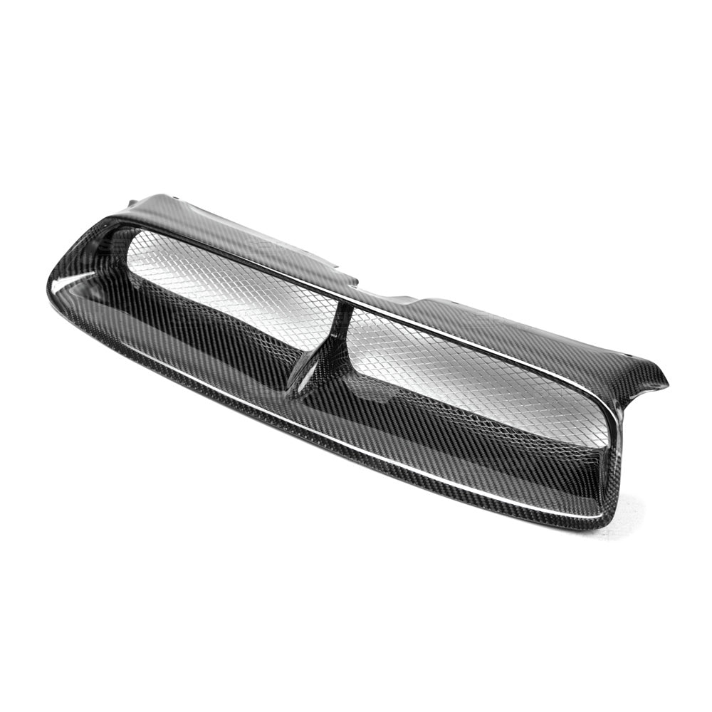 Seibon Carbon FG0405SBIMP-CW CW-style carbon fiber front grille for 2004-2005 Subaru Impreza / WRX