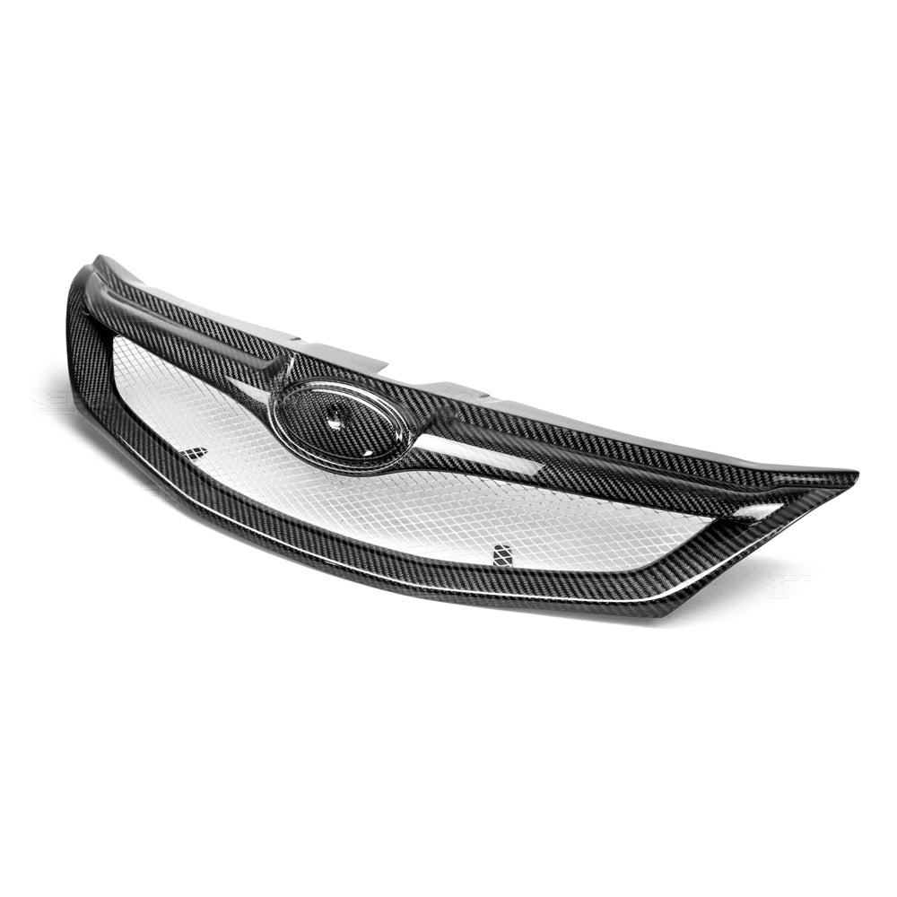 Seibon Carbon FG0809SBIMP-STI STI-style carbon fiber front grille for 2008-2010 Subaru WRX STi