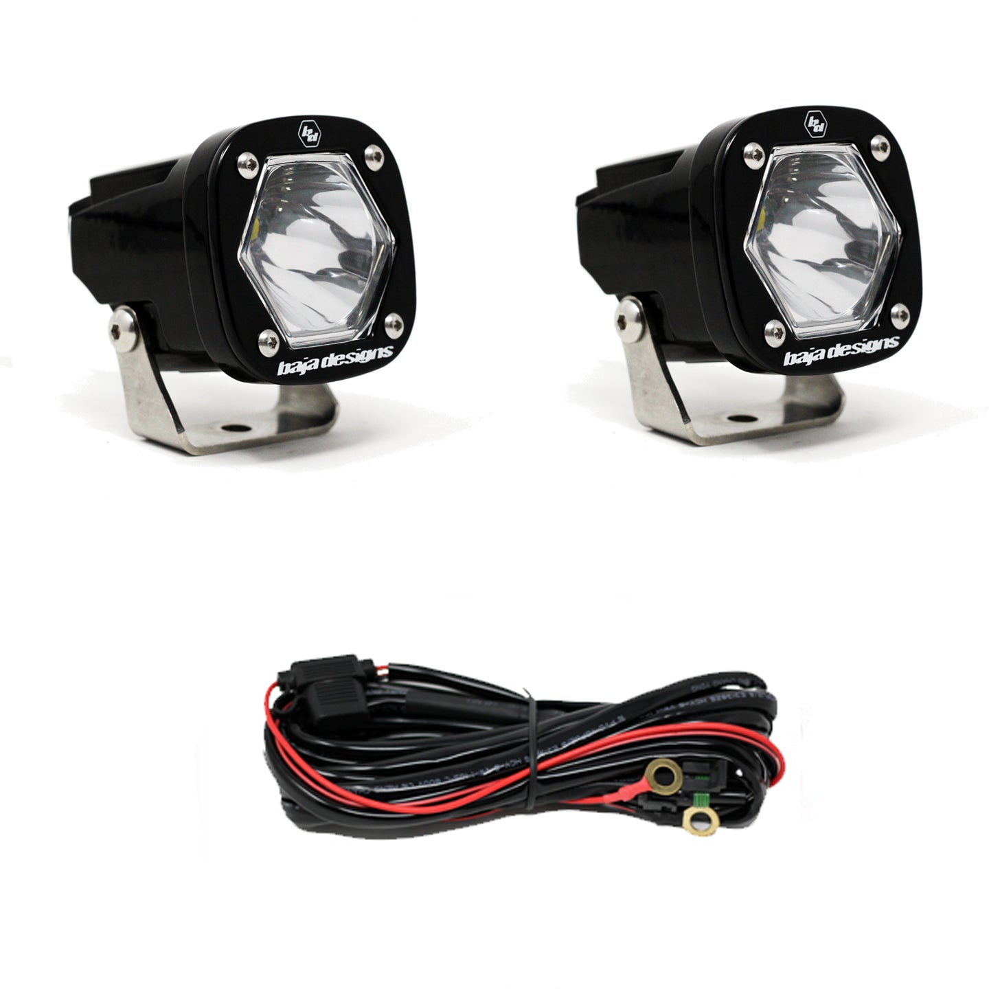 Baja Designs S1 Black LED Auxiliary Light Pod Pair 387801