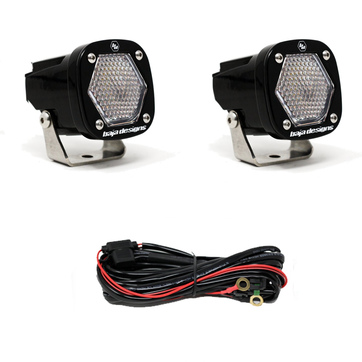 Baja Designs S1 Black LED Auxiliary Light Pod Pair 387806