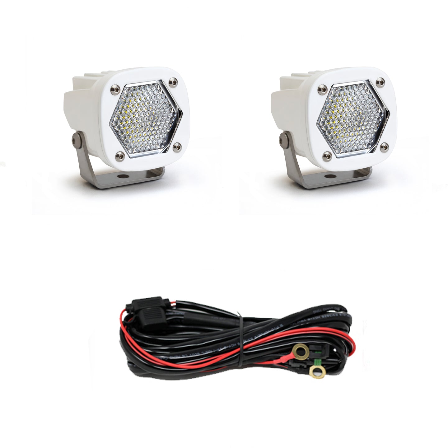 Baja Designs S1 White LED Auxiliary Light Pod Pair 387806WT