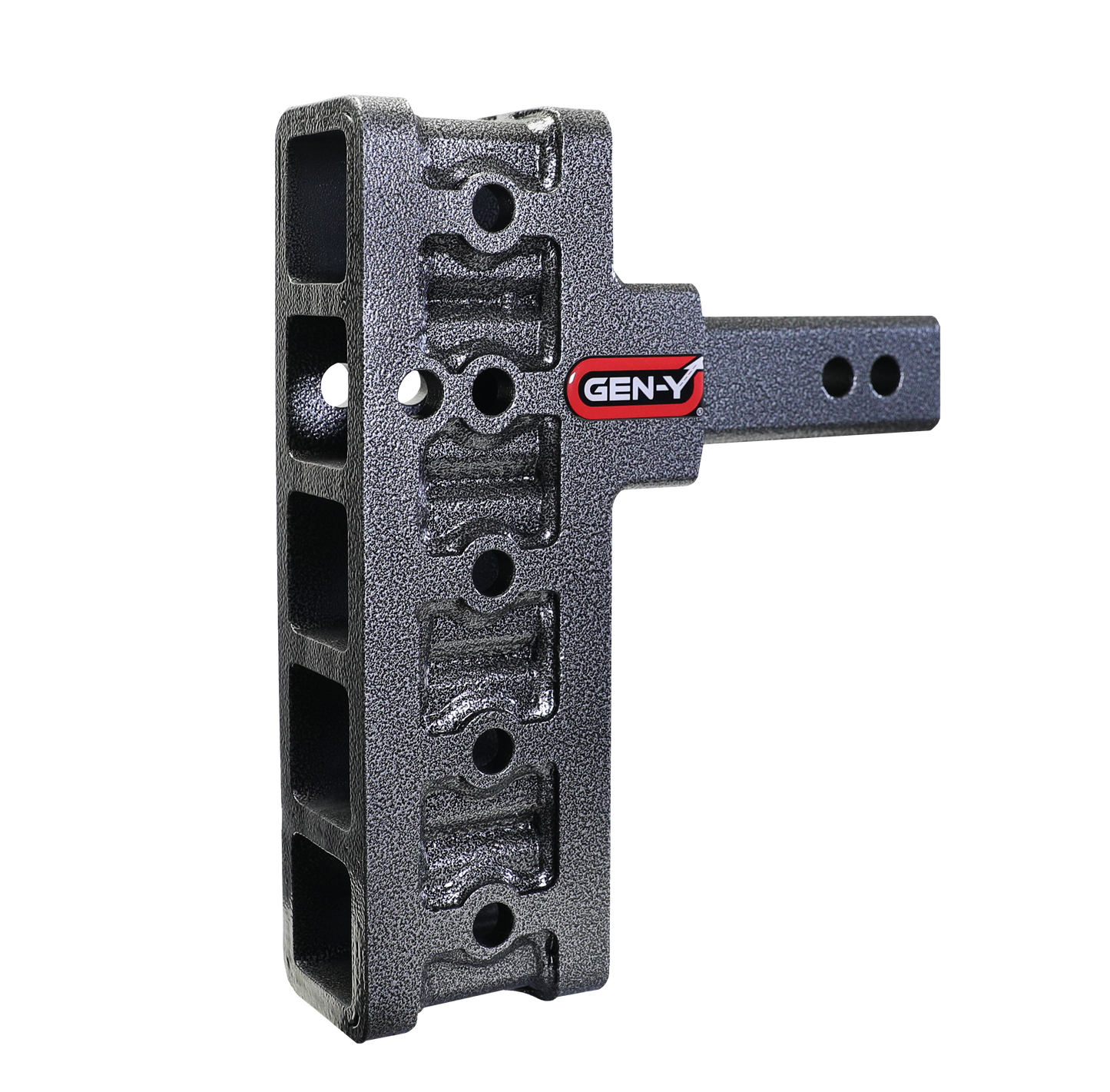 GEN-Y Hitch MEGA-DUTY 2" Offset Shank 2.5" Rise 7.5" Drop 1.5K TW 10K Hitch Only GH-405