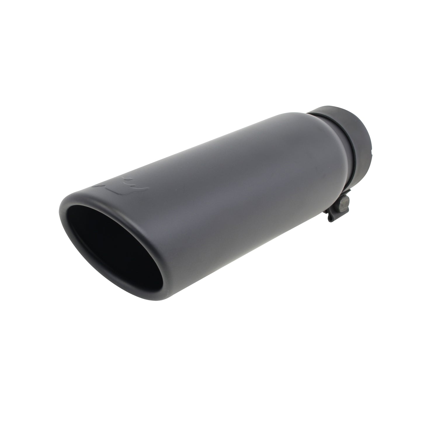 Go Rhino GRT3414B Black Powder Coated Stainless Steel Exhaust Tip Textured Black