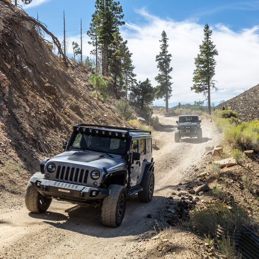 Go Rhino 230116T Trailline Front Straight Bumper Textured Black