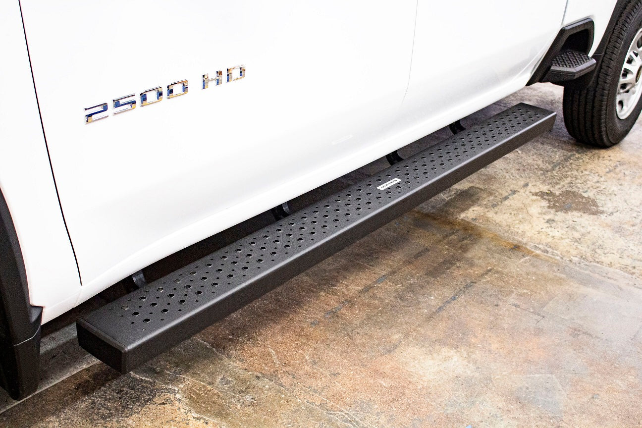 Go Rhino 6863404787T HD OE Xtreme SideSteps With Mounting Bracket Kit Textured Black