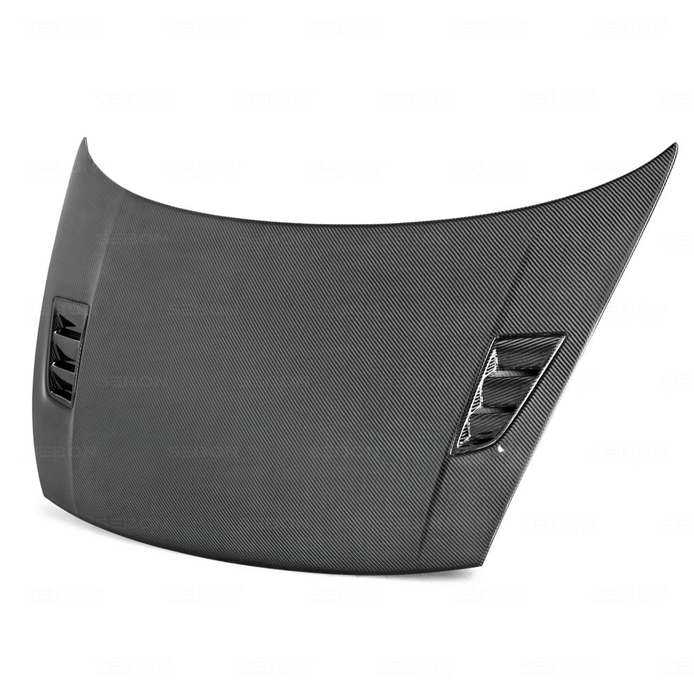 Seibon Carbon HD0607HDCV4D-MGII MGII-style carbon fiber hood for 2006-2010 Honda Civic 4DR