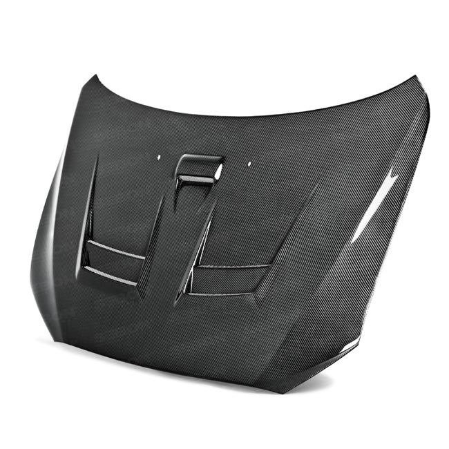 Seibon Carbon HD0809MITEVOX-DV DV-style carbon fiber hood for 2008-2015 Mitsubishi Lancer EVO X