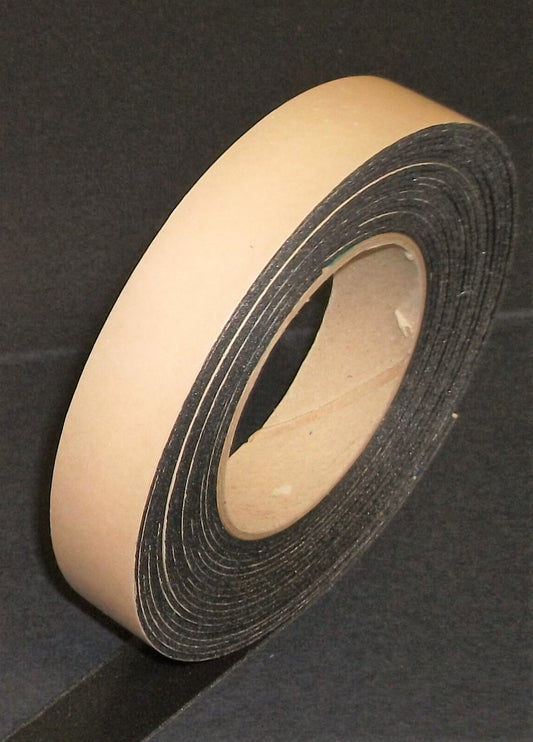 Hushmat Quiet Tape Shop Roll - One 1inx20'x1mm Single Side Foam Tape ea 30300