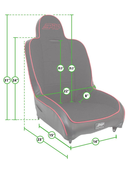 PRP-A100812-Premier Low Back Suspension Seat