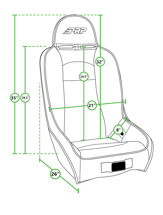 PRP-A200110-PORXP-High Back Suspension Seat