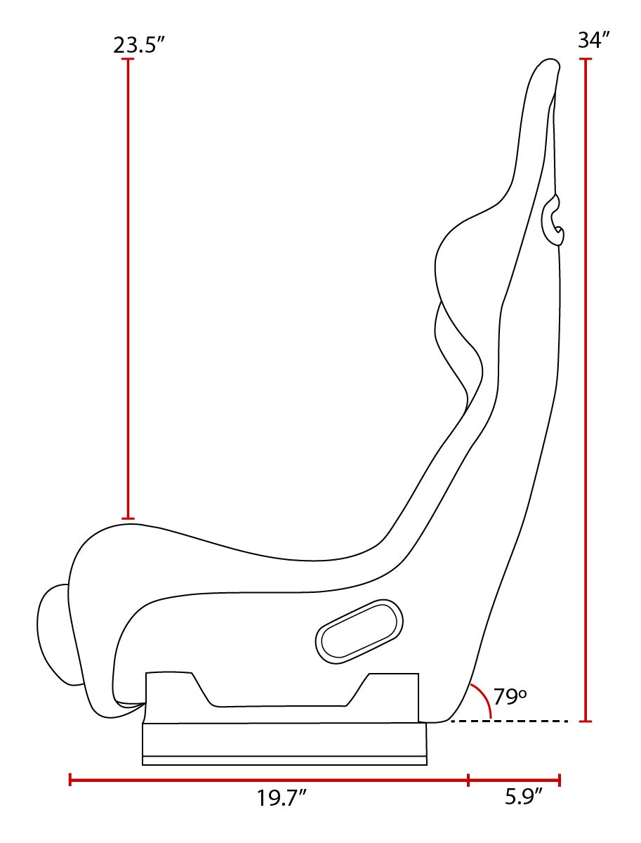PRP-A37F-Delta Composite Race Seat