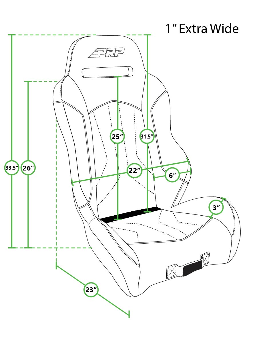 PRP-A7709-PORXP-XC Extra Wide Suspension Seat