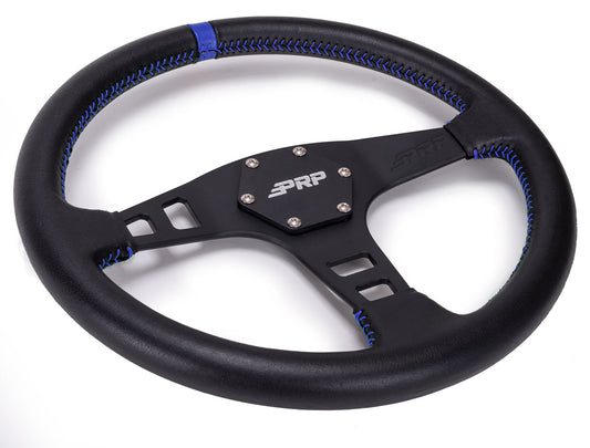 PRP-G211-Flat Leather Steering Wheel