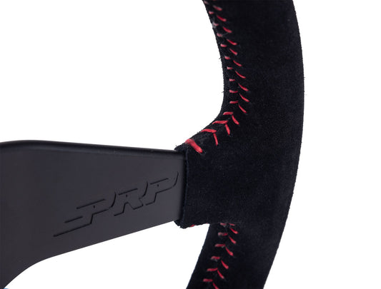 PRP-G223-Flat Suede Steering Wheel