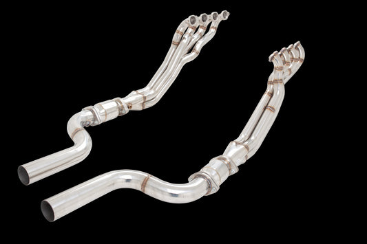 XFORCE Chevrolet Camaro SS 2016 1"7/8 Long Tube Stainless Steel Header Incl 100 Cell Cats; Exhaust Header HS-CC16-KITB