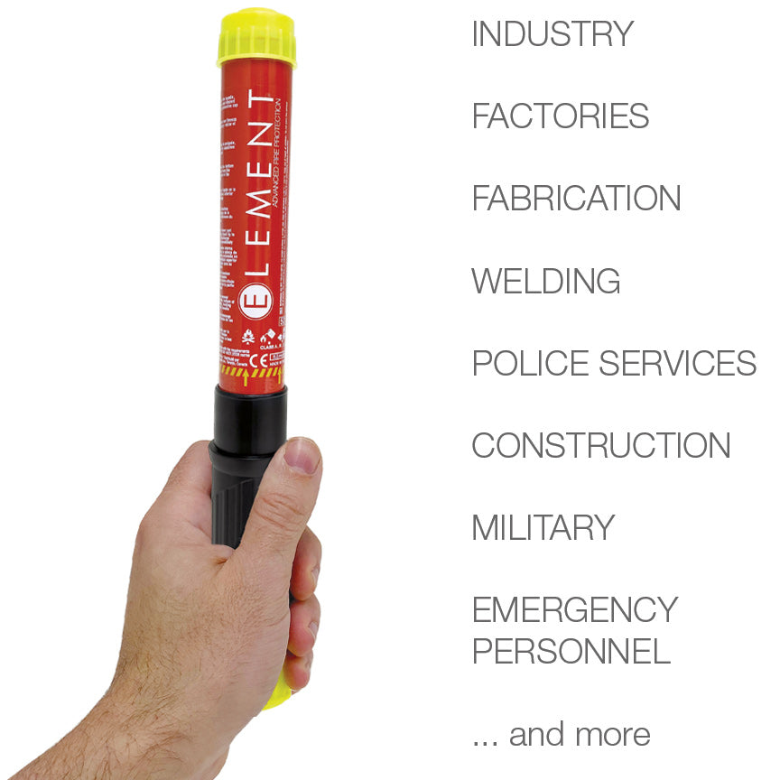 Element Advanced Fire Protection 100 Second Handheld Portable Fire Extinguisher 40100