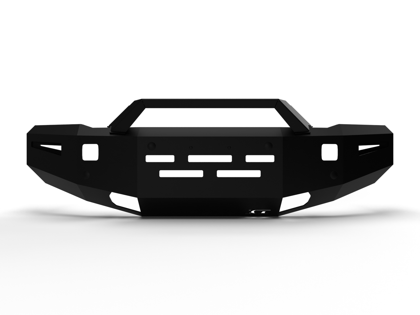 ICI Front Bumper; AL-FBM94CHN-RT; 2015 - 2019 Chevrolet Silverado 2500/3500; Alumilite Series; aftermarket aluminum bumper