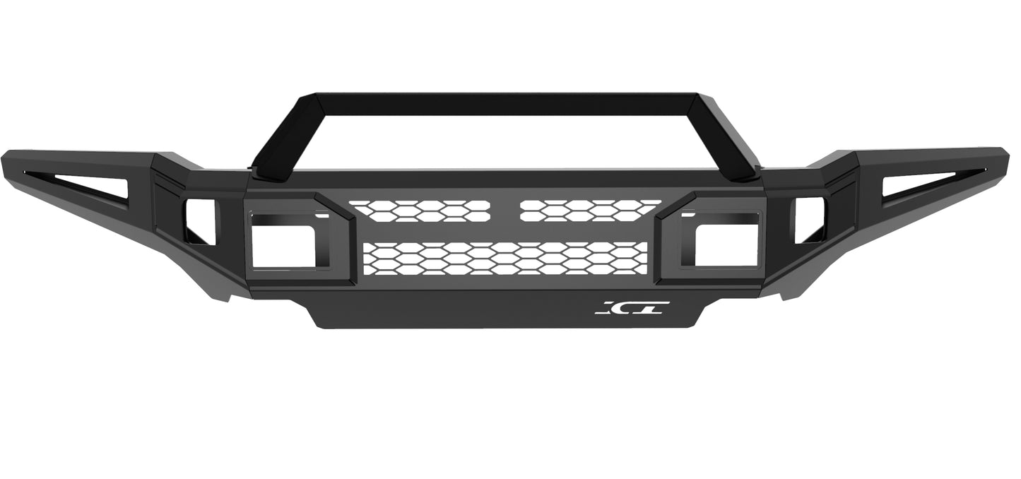 ICI Front Bumper; AL-FBM35FDN-RT; 2017 - 2021 Ford Raptor; Alumilite Series; aftermarket aluminum truck bumper; adaptive cruise control