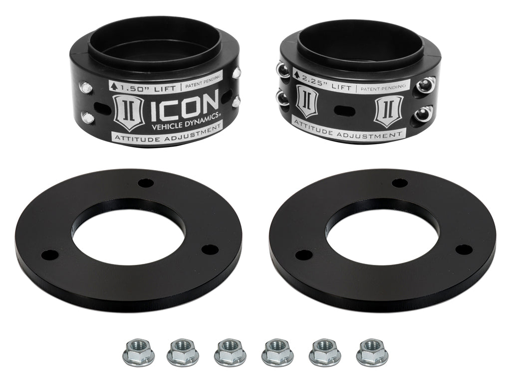 ICON Alloys 17-20 FORD RAPTOR .5-2.25" AAC FRONT LEVELING KIT IVD6130B