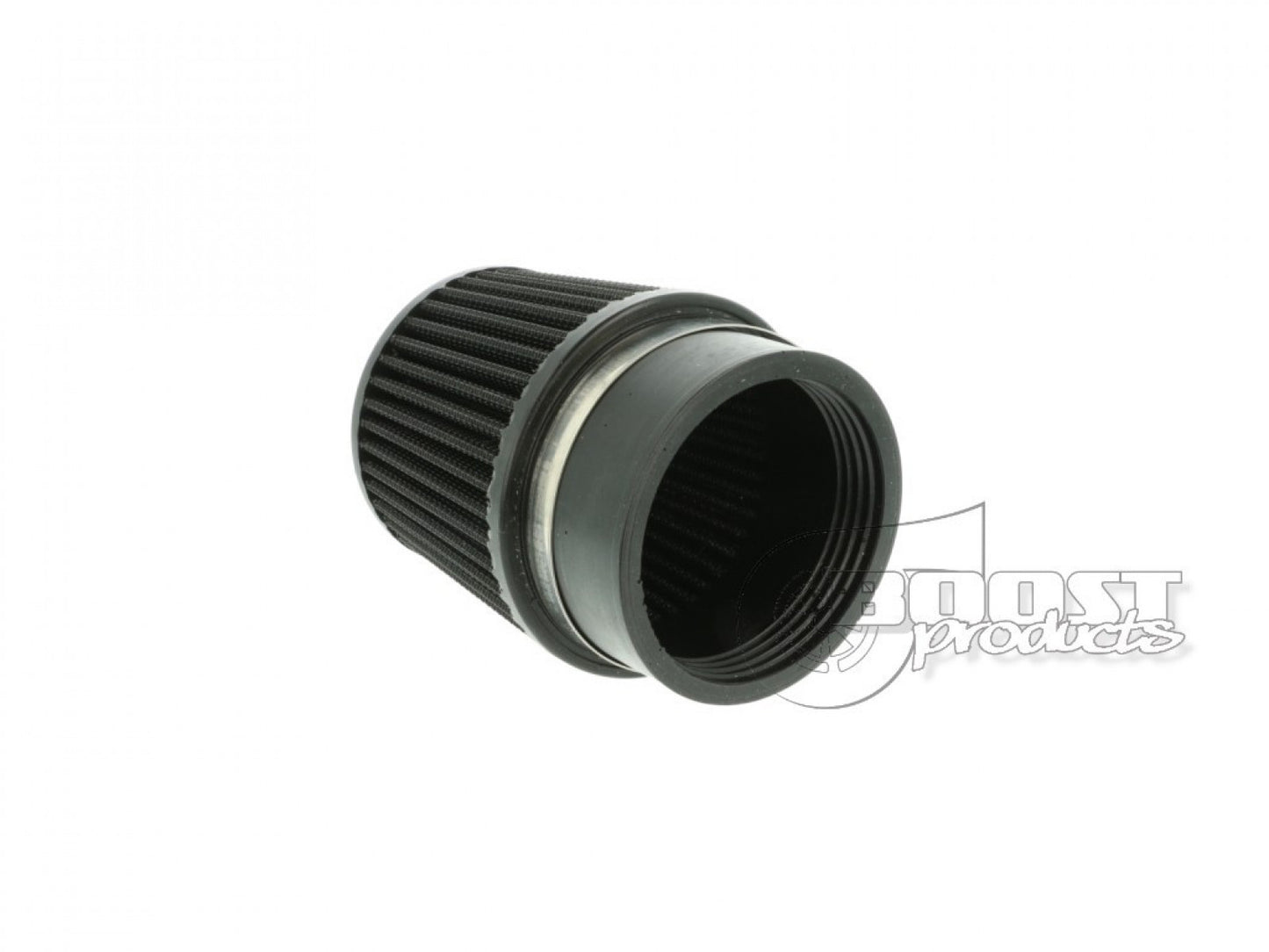 BOOST products Universal Air Filter 76mm (3") ID Connection, 90mm (3-35/64") Length, Black IN-LU-090-076