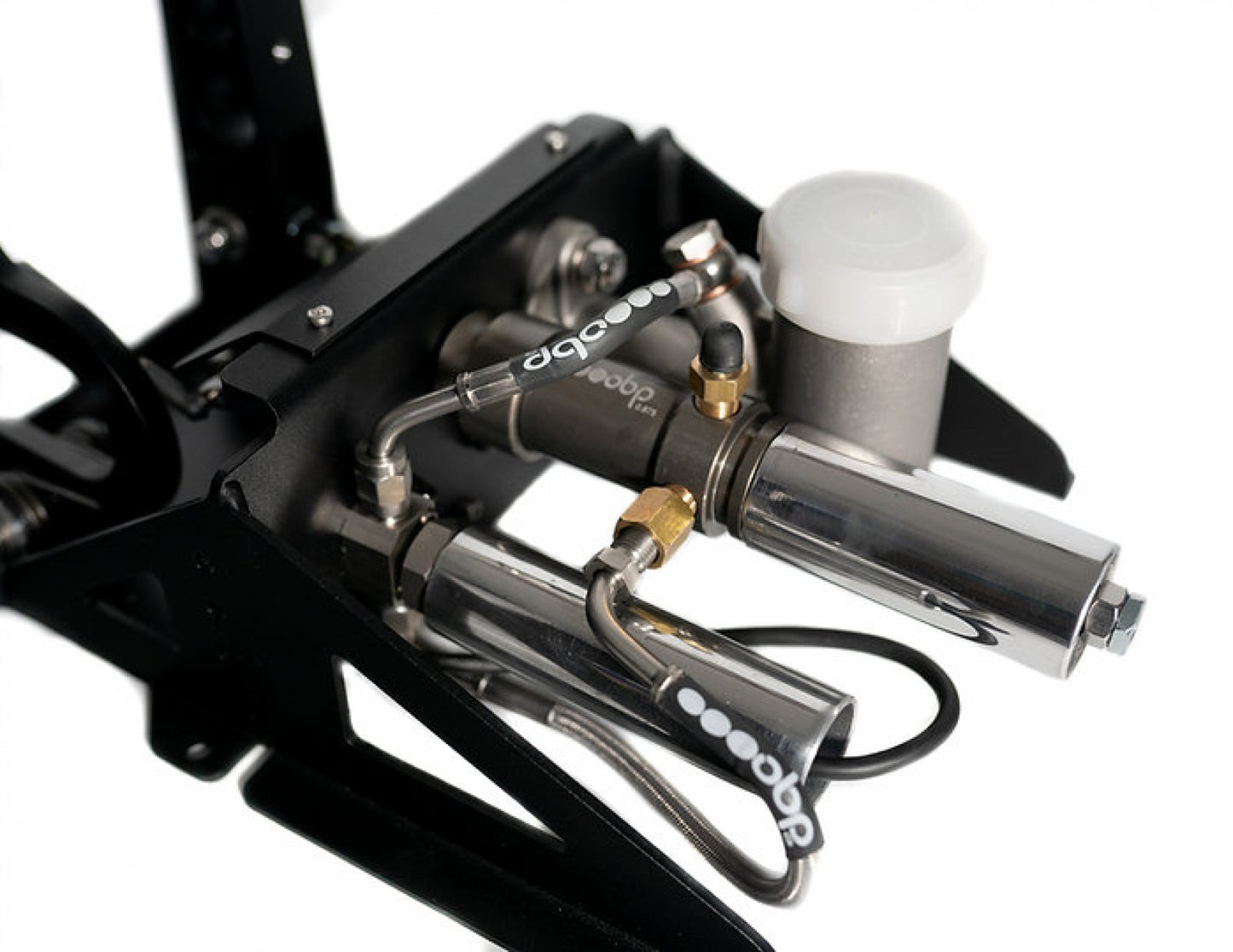 obp Motorsport E-Sports Pro-Race V2 2 Pedal Hydraulic Pedal System (Black) SIMPB-02B